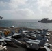 Abraham Lincoln conducts a replenishment-at-sea with Amelia Earhart