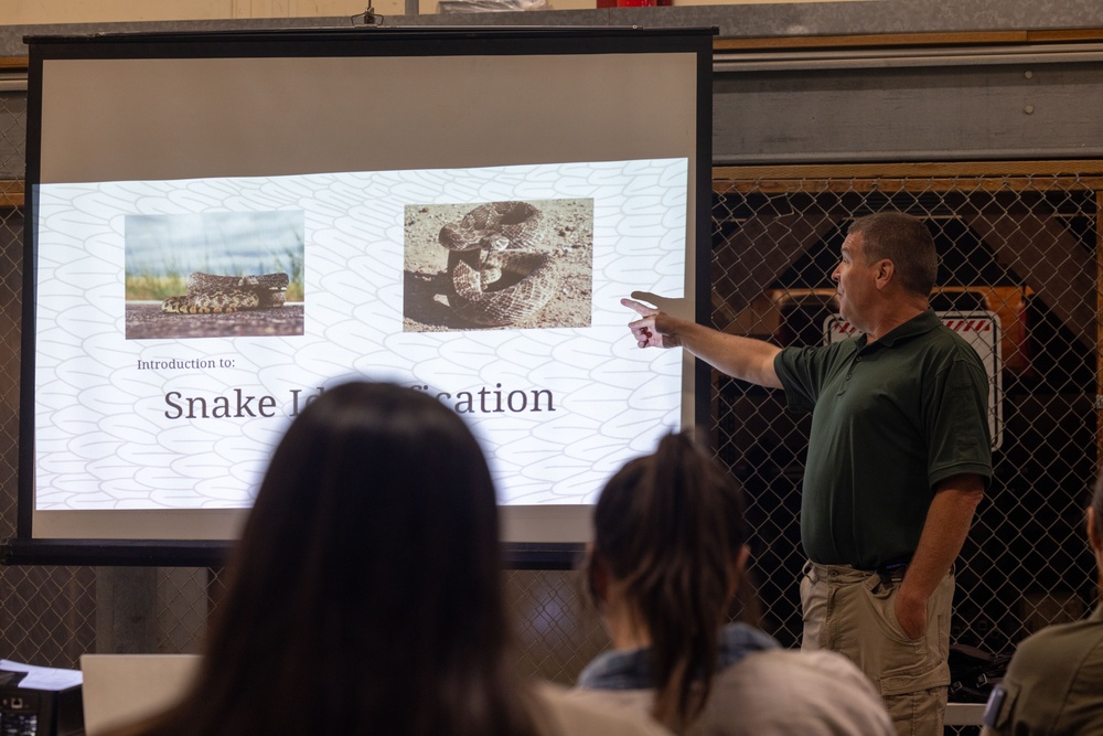 Environmental Affairs host safe snake handling course for Combat Center first responders and staff