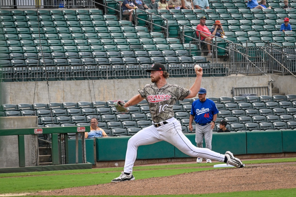 19 AW commander throws first pitch, engages with community