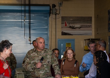 Science Board members get a firsthand look at Air Guard “Ski-birds” during Air Base visit