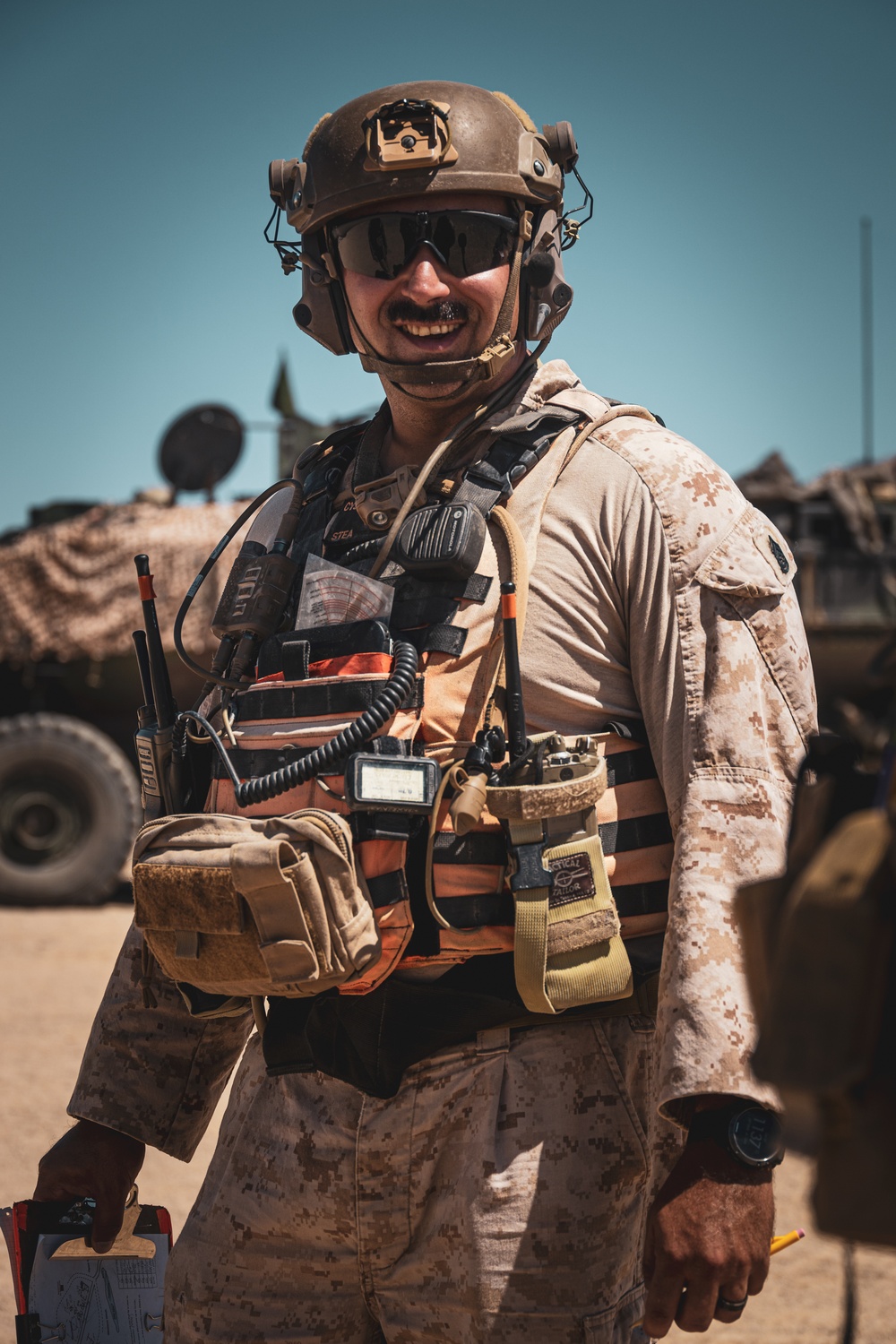 Marines with 3/5 conduct range 205 as part of SLTE 5-24