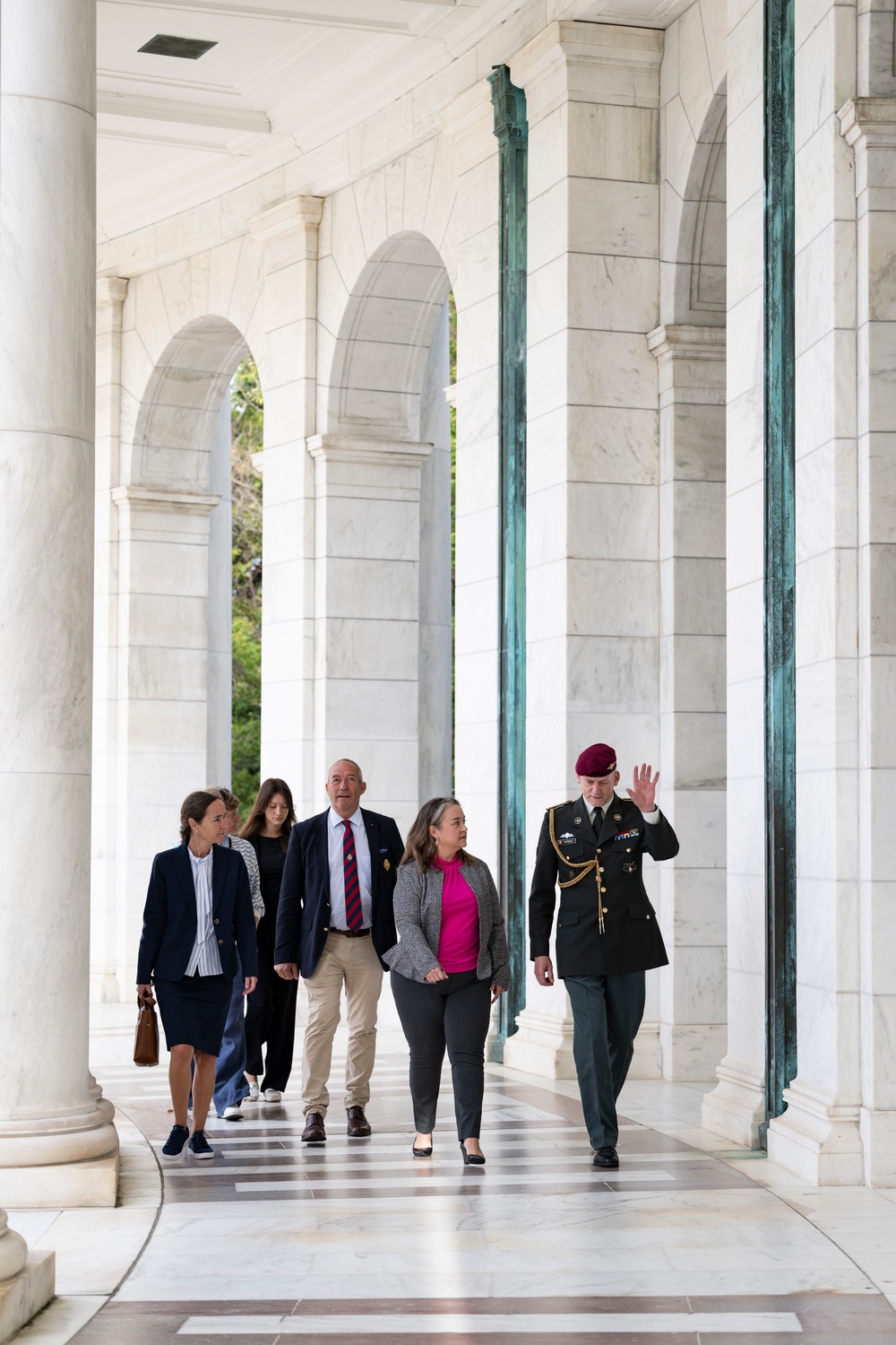 Embassy of the Kingdom of Belgium Defense Attaché Brig. Gen. Bart Verbist Visits Arlington National Cemetery