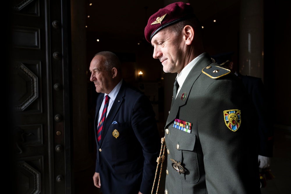 Embassy of the Kingdom of Belgium Defense Attaché Brig. Gen. Bart Verbist Visits Arlington National Cemetery