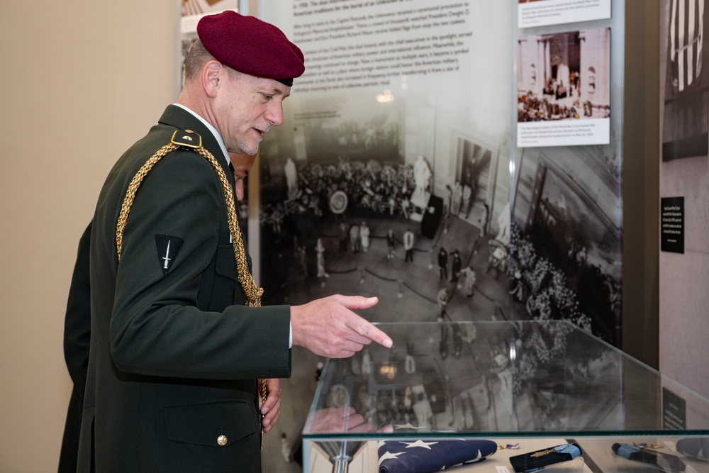 Embassy of the Kingdom of Belgium Defense Attaché Brig. Gen. Bart Verbist Visits Arlington National Cemetery