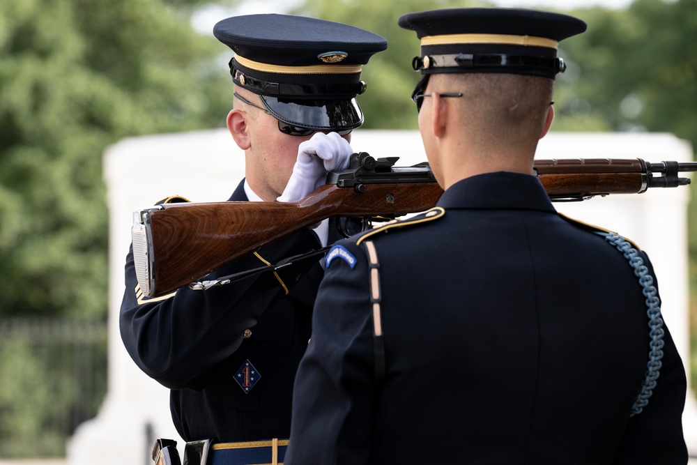 Embassy of the Kingdom of Belgium Defense Attaché Brig. Gen. Bart Verbist Visits Arlington National Cemetery