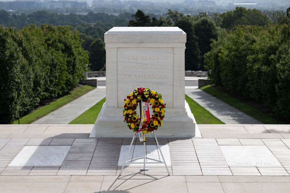 Embassy of the Kingdom of Belgium Defense Attaché Brig. Gen. Bart Verbist Visits Arlington National Cemetery