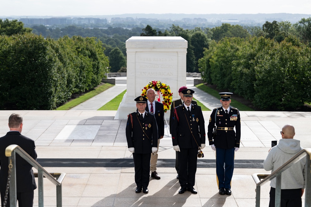 Embassy of the Kingdom of Belgium Defense Attaché Brig. Gen. Bart Verbist Visits Arlington National Cemetery