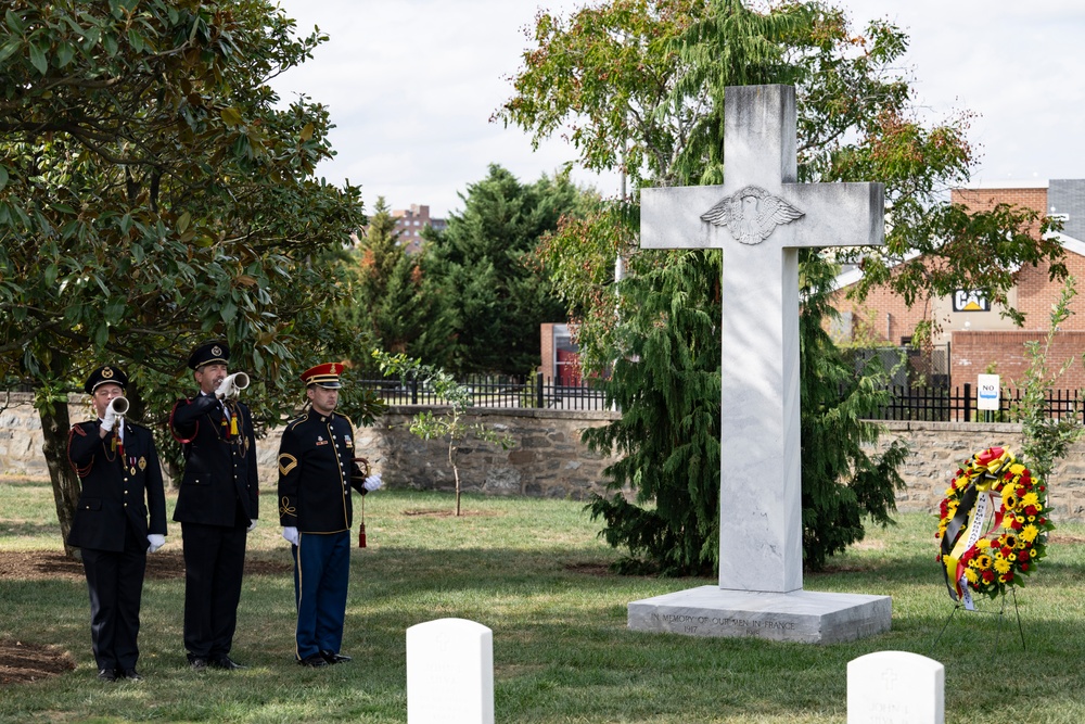 Embassy of the Kingdom of Belgium Defense Attaché Brig. Gen. Bart Verbist Visits Arlington National Cemetery