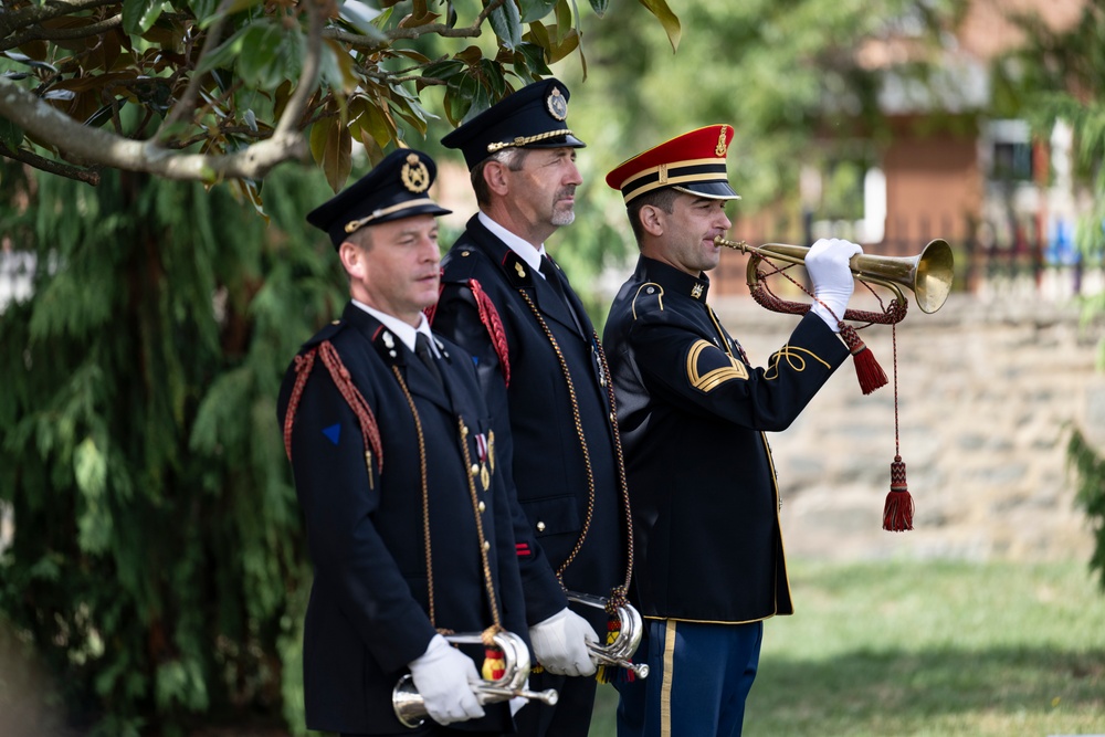 Embassy of the Kingdom of Belgium Defense Attaché Brig. Gen. Bart Verbist Visits Arlington National Cemetery