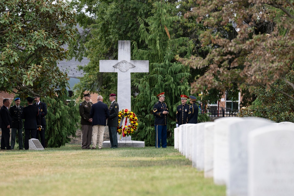 Embassy of the Kingdom of Belgium Defense Attaché Brig. Gen. Bart Verbist Visits Arlington National Cemetery