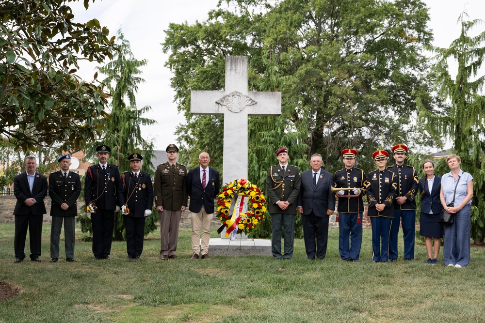 Embassy of the Kingdom of Belgium Defense Attaché Brig. Gen. Bart Verbist Visits Arlington National Cemetery