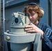 Nimitz Sailor Shoots Bearings Using An Alidade