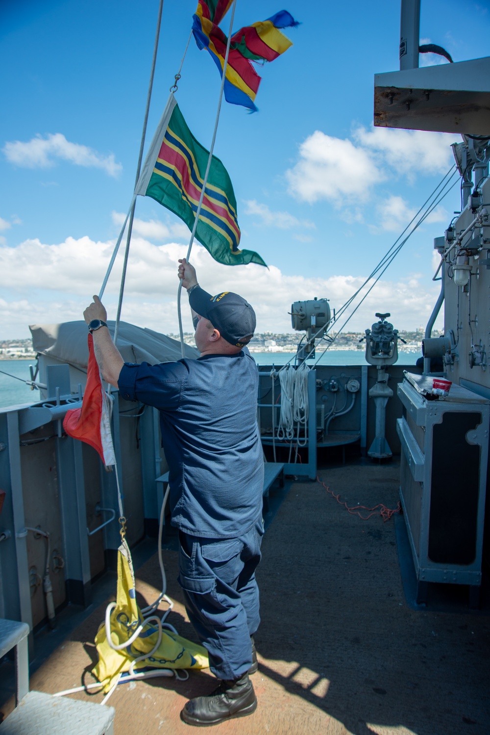 Nimitz Sailor Shifts Colors