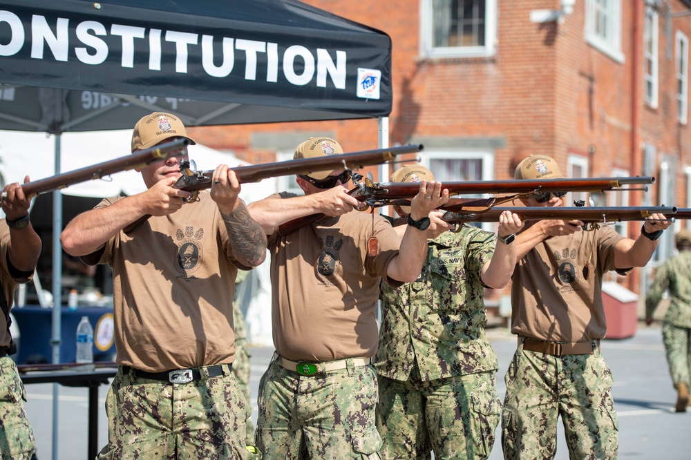 USS Constitution Hosts Annual CNO Chief Petty Officer Heritage Weeks