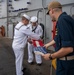 George Washington Sailors conduct Sea and Anchor detail