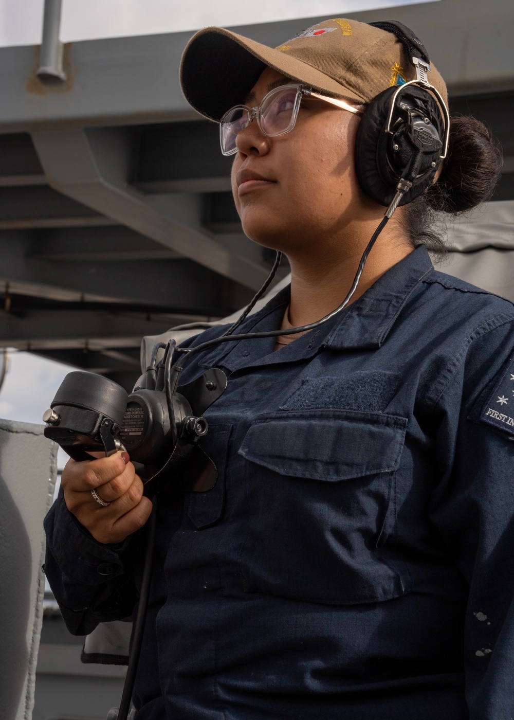 George Washington Sailors conduct Sea and Anchor detail