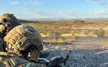 943d Security Forces Squadron participated in an Air Force Qualification Course for the M240B machine gun