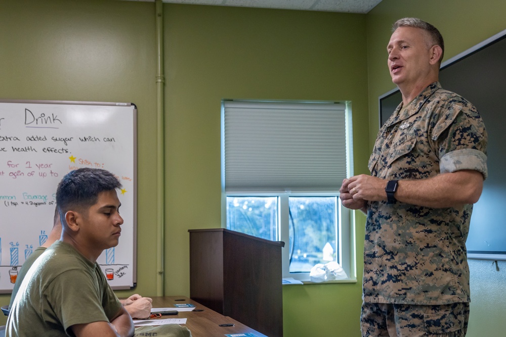 CLB-22 Participates in Spiritual Health Training at the 2nd MLG Human Performance Center