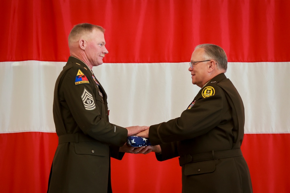 Command Sgt. Maj. Bruce Ecclestone Retirement