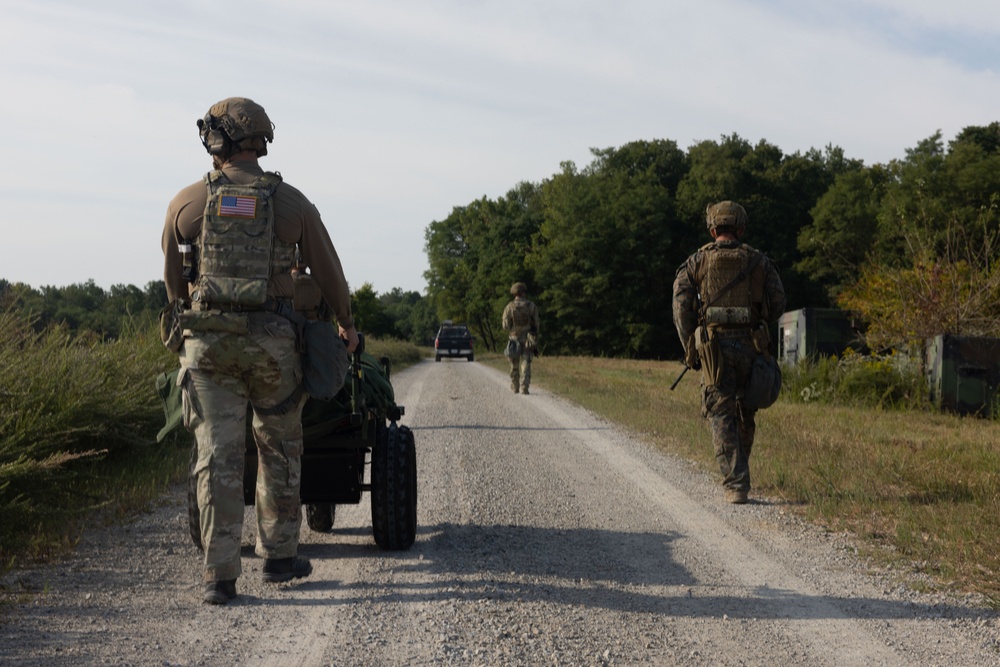 MCAS Cherry Point EOD Conducts Joint Training with 123d EOD
