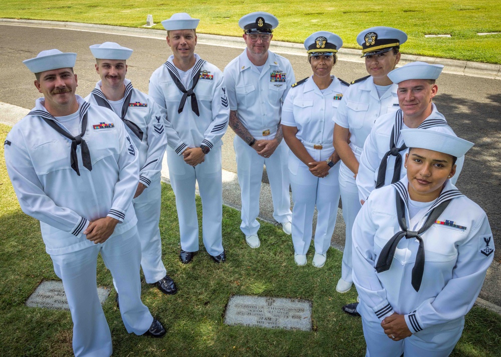 Sailors Honor Rear Admiral Gordon Pai’ea Chung-Hoon
