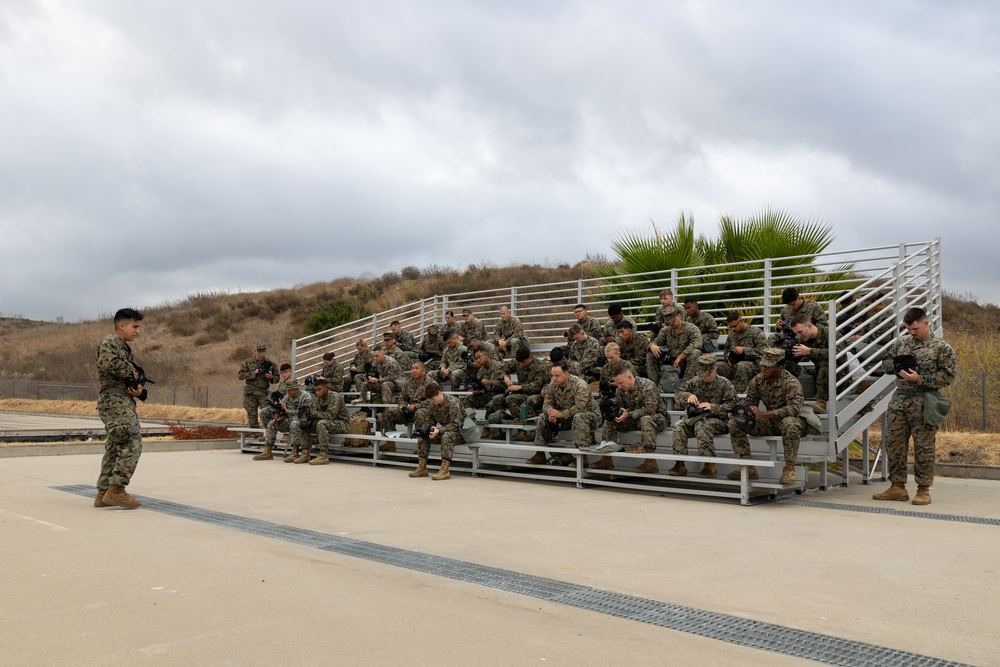 U.S. Marines conduct CBRN defense training at Camp Pendleton