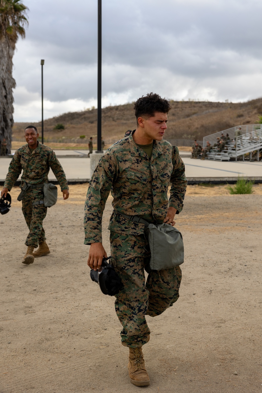 U.S. Marines conduct CBRN defense training at Camp Pendleton