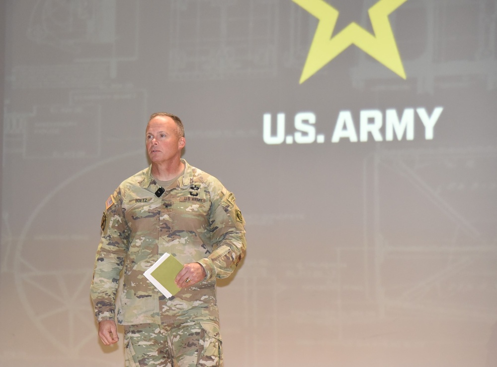 Brig. Gen. Goetz hosts town hall meeting at Alaska District