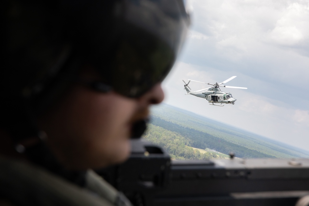 A taste of Venom: Lt. Gen. Leonard F. Anderson and Marines with HMLA-773 participate in a FARP and live fire exercise