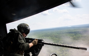 A taste of Venom: Lt. Gen. Leonard F. Anderson and Marines with HMLA-773 participate in a FARP and live fire exercise