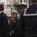 USS Ronald Reagan (CVN 76) Sailors conduct uniform inspections