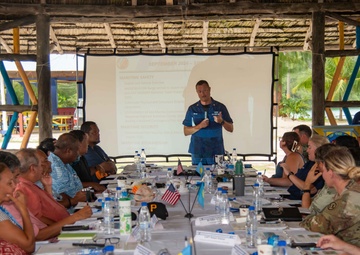 United States Coast Guard, Republic of Palau deepen partnership at Joint Committee Meeting in Peleliu