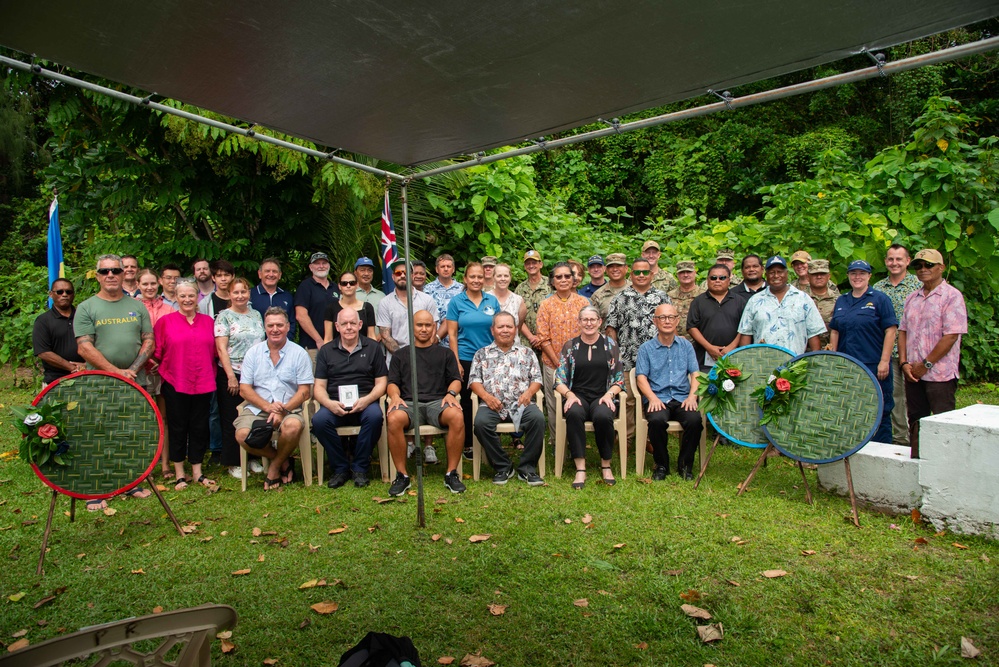 CJTF-M Attends Memorial Ceremony for Australian War Photographer Damien Parer