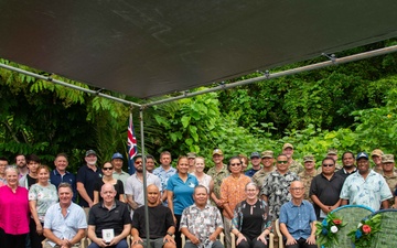 CJTF-M Attends Memorial Ceremony for Australian War Photographer Damien Parer