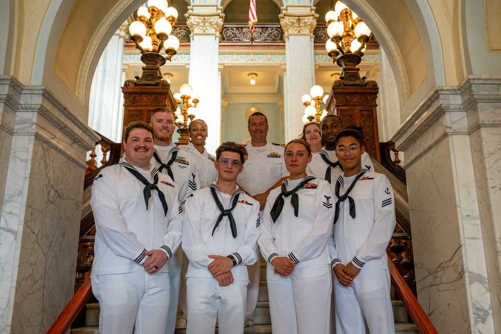 USS Somerset Sailors Visit Somerset County