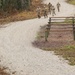 U.S. Soldiers Running Trail in Best Medic Competition