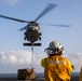 Abraham Lincoln conducts vertical replenishment at sea