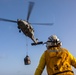 Abraham Lincoln conducts vertical replenishment at sea