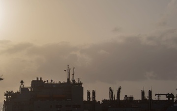 Abraham Lincoln conducts vertical replenishment at sea