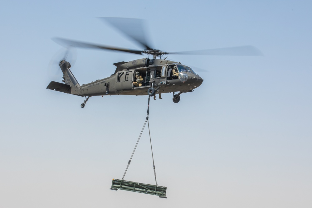 DVIDS - Images - U.S. Soldiers conduct sling load operations to build ...