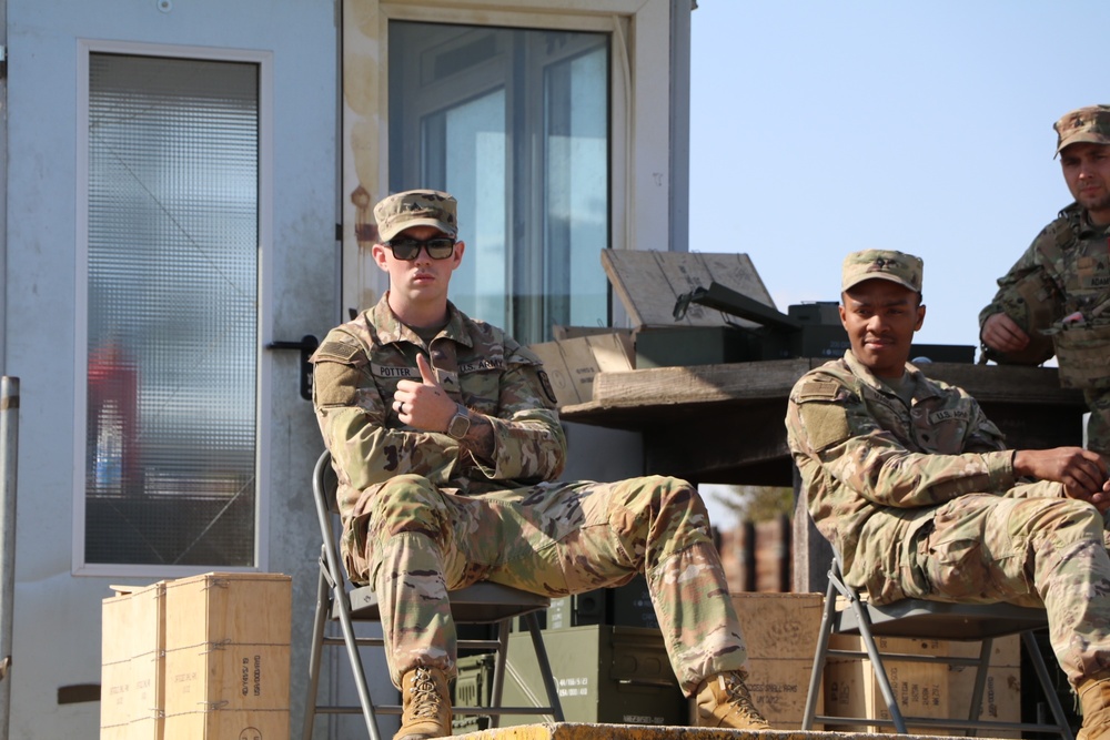 Alpha BTRY 5-4 ADAR, Live Fire and MRE.