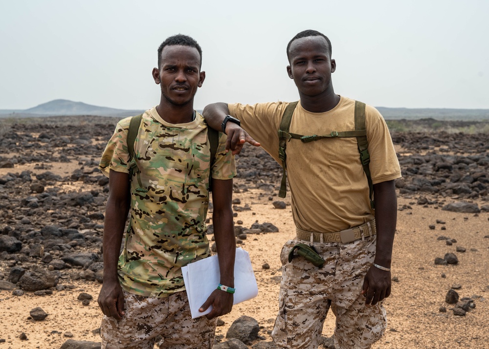 SERE Specialist leads land navigation training to strengthen Djiboutian crisis response forces