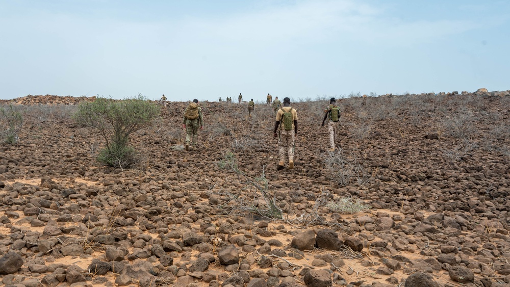 SERE Specialist leads land navigation training to strengthen Djiboutian crisis response forces