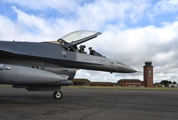 Triple Nickel, Buzzards F-16s ready at RAF Mildenhall for Cobra Warrior