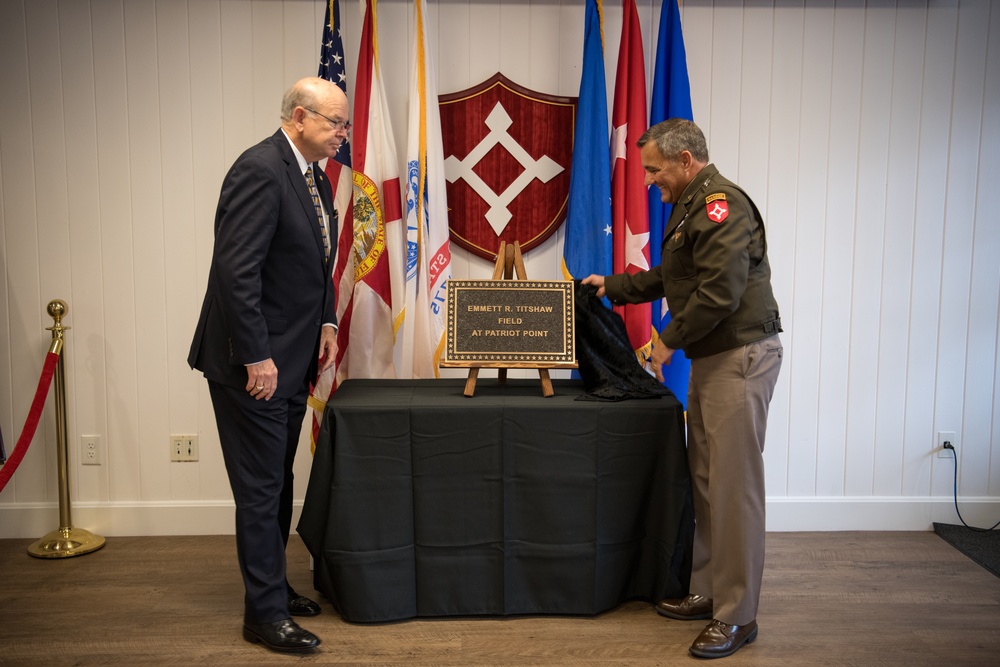 Historic Parade Field Renamed Honoring Maj. Gen. Titshaw