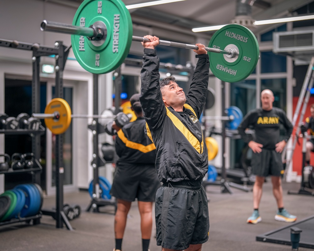 Charlie Battery, 5-4 ADA Physical Training with 10th AAMDC CSM