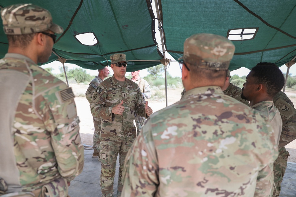 U.S. Army and Indian Army train together at YA 2024