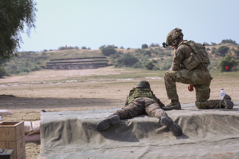 U.S. Army and Indian Army train together at YA 2024