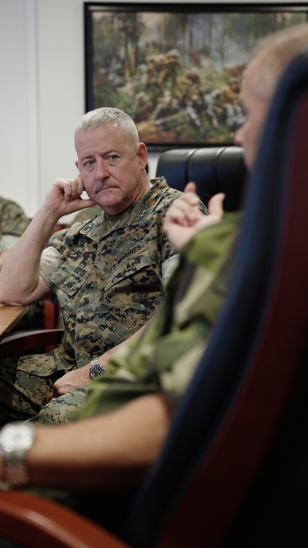 U.S. Marines, Swedish Navy talk deeper collaboration