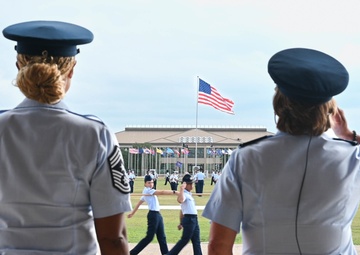 Col. Maguinness Reviews BMT Graduation
